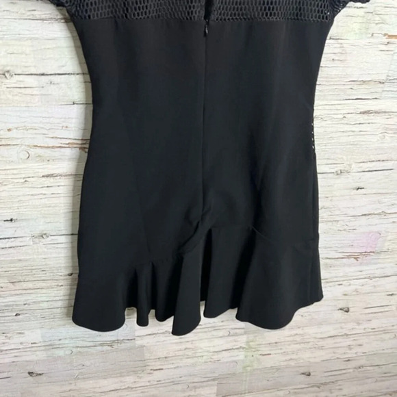 Adelyn Rae black mesh tee shirt a line dress size medium - Picture 9 of 11
